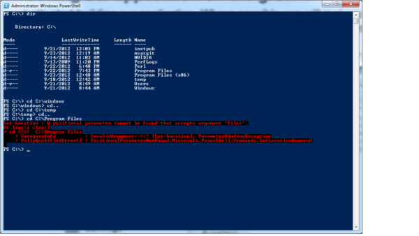 Windows Powershell doesn't accept target paths with spaces - Unite ...