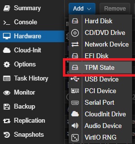 How to Convert a Proxmox Windows Guest from BIOS to UEFI TPM State