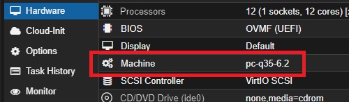 How to Convert a Proxmox Windows Guest from BIOS to UEFI p-q35