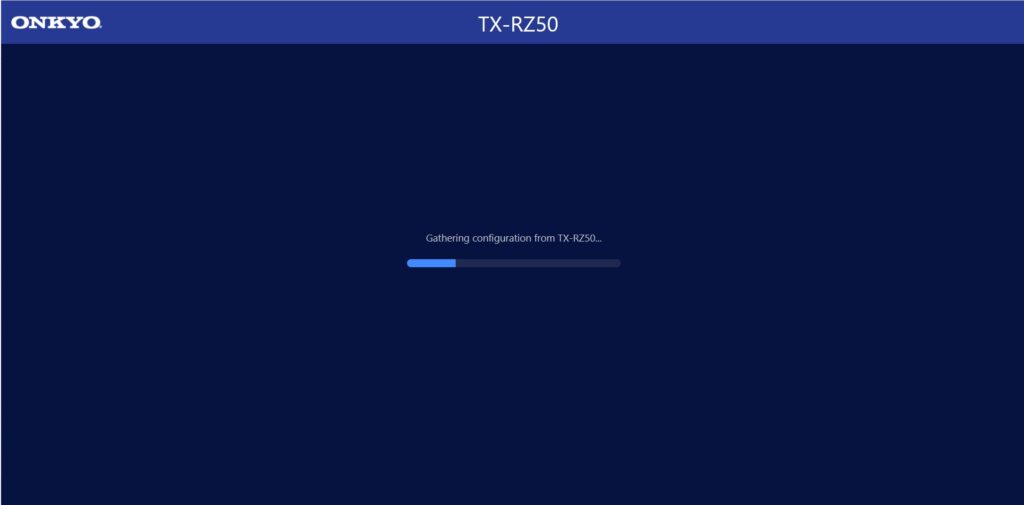 Username And Password For Onkyo TX-RZ50. Loading window
