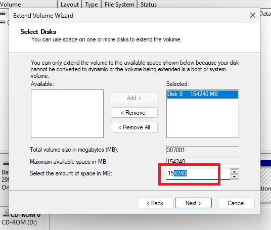 Move Windows Recovery Partition Correctly amount